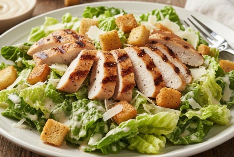 Easy Chicken Caesar Salad Recipe | Restaurant-Quality at Home