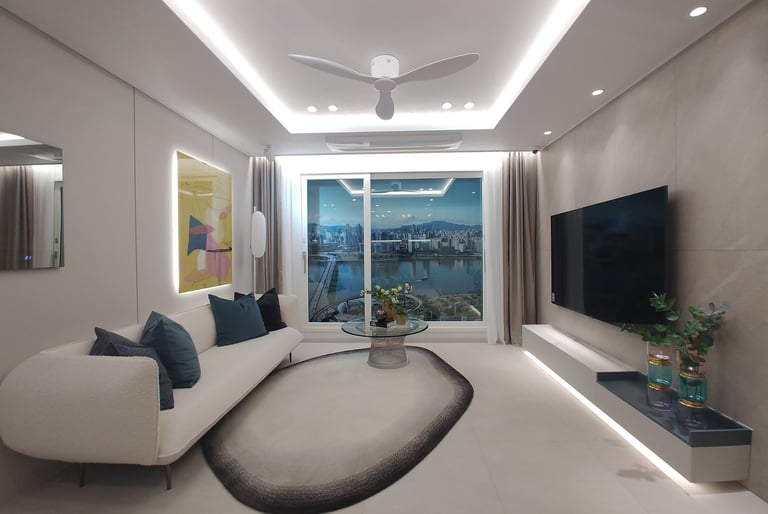 자양한강아르카온거실