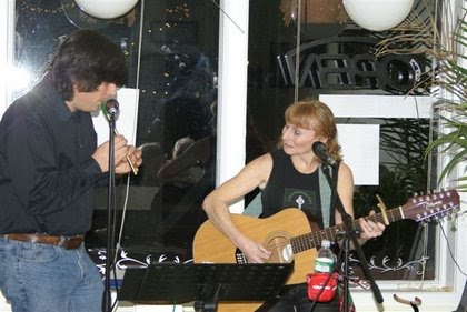 Bill & Annie of Celtic & folk group Crossmolina Band.