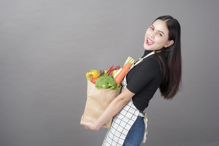 femme courses alimentation gym amiens