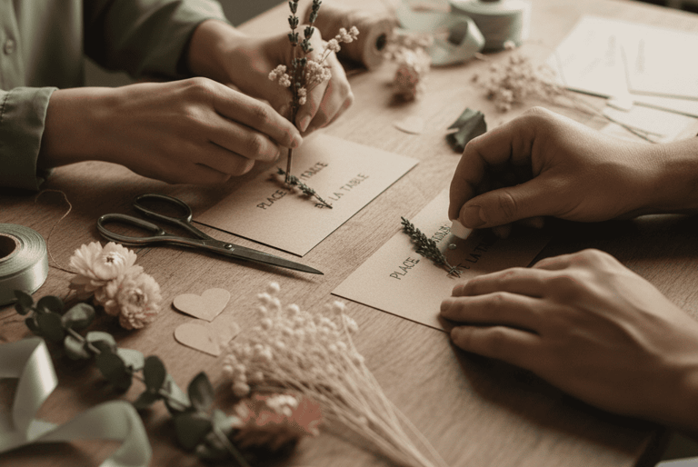 Création d’une déco florale DIY, inspiration pour mariage petit budget créatif