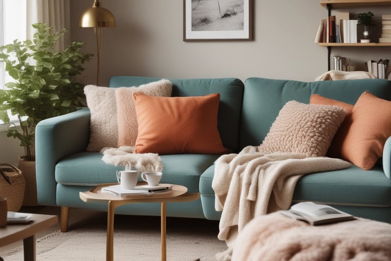 Bright living room with modern inventory