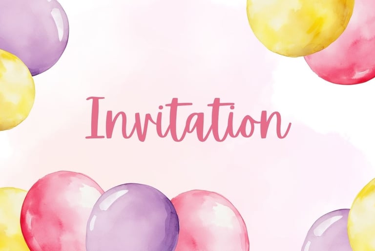 Free Watercolor Balloon Clipart