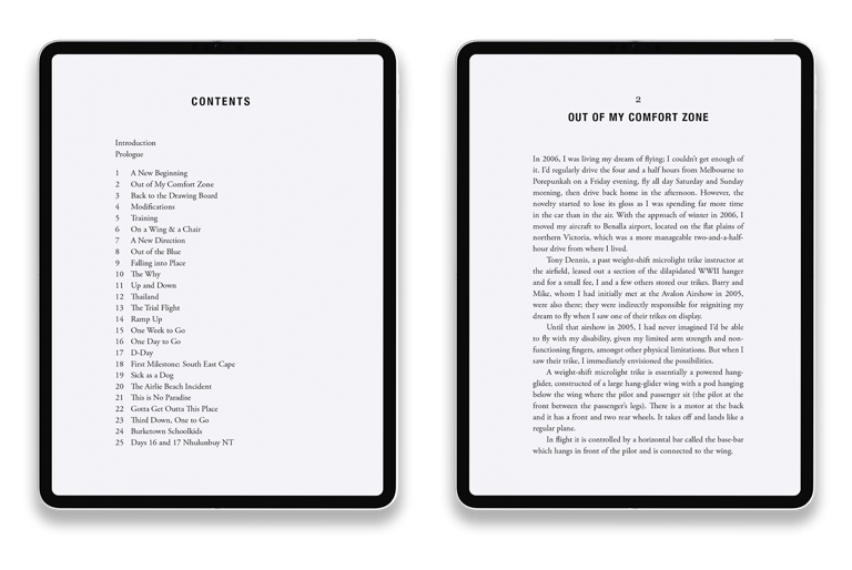 On a wing and a chair, Books, typesetting by Michelle Pirovich, Squeezebox