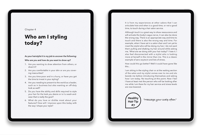 Love your hair, Books, typesetting by Michelle Pirovich, Squeezebox