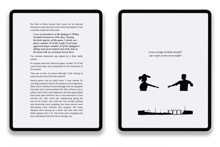 The prodigious place kick, Books, typesetting by Michelle Pirovich, Squeezebox