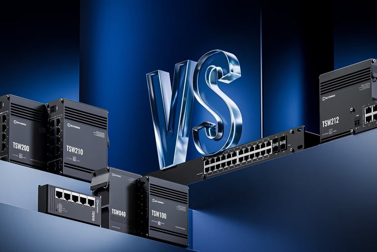 Managed vs unmanaged switches: choose the right fit