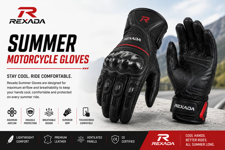 Summer Motorcycle Gloves
