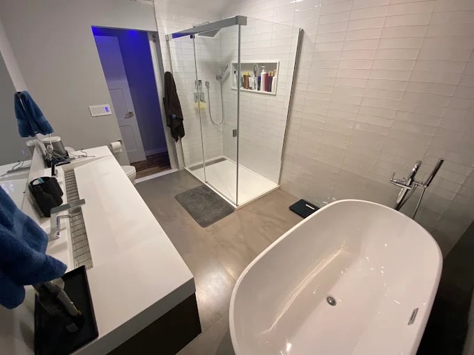 walk-in shower and tub replacement