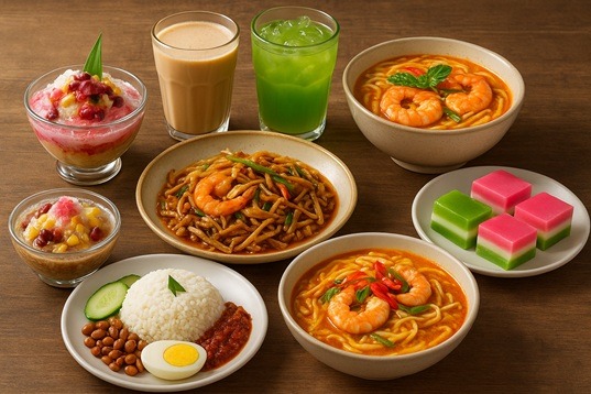list of famous foods and drinks in Malaysia