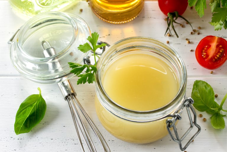 Keto Lemon and Garlic Dressing