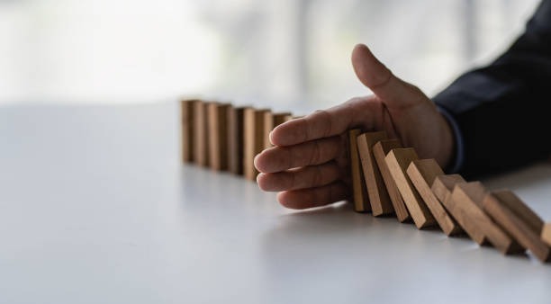 Business owners handling a setback