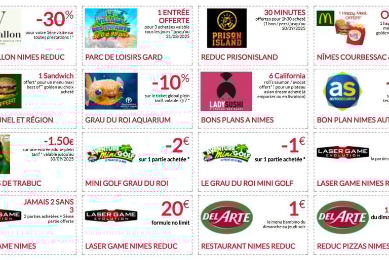 a calendar of food and drinks for the holidays