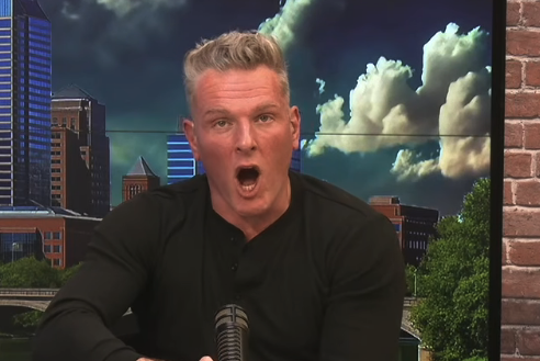 Pat McAfee animated reaction on his show as Coach K discusses Michael Jordan and LeBron James in NBA