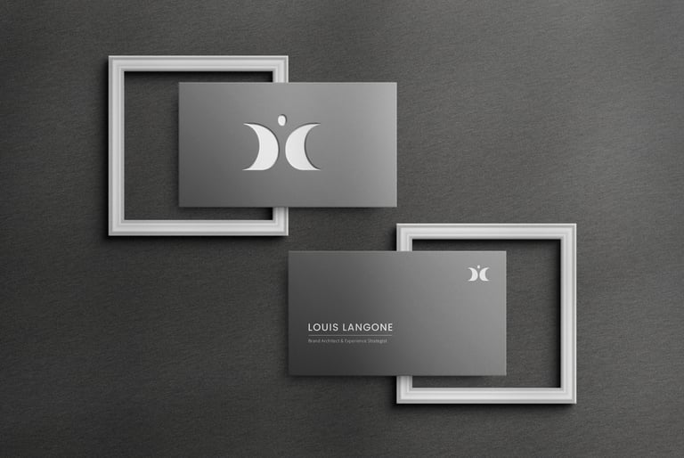 The Path Divider logo applied on framed plaques and signage