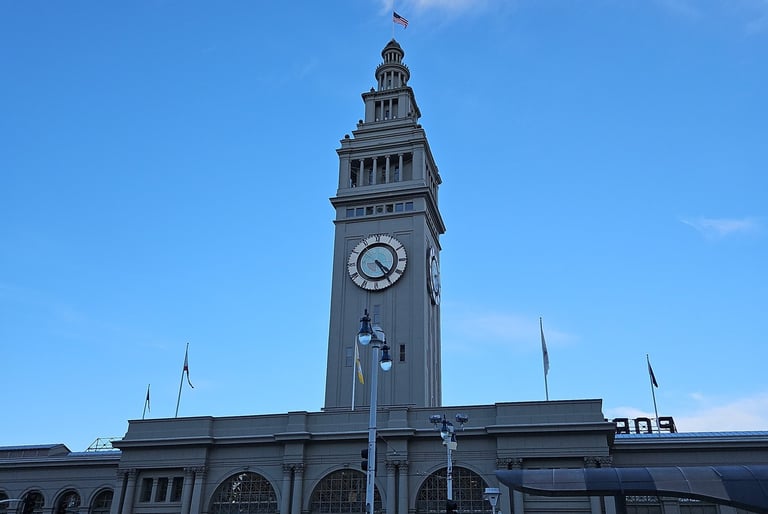 Ferry Terminal, Embarcadero, San Francisco--If you leave this place hungry, you're doing it wrong.