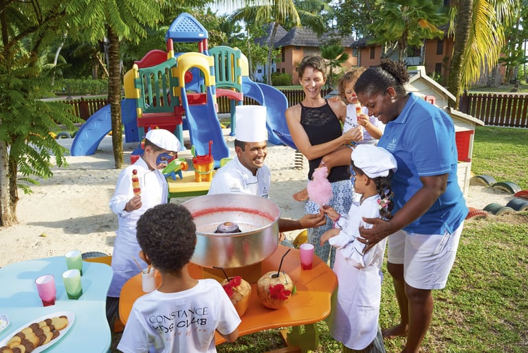 Constance Lemuria (Praslin Island), is a family friendly resort (photo courtesy of Expedia)