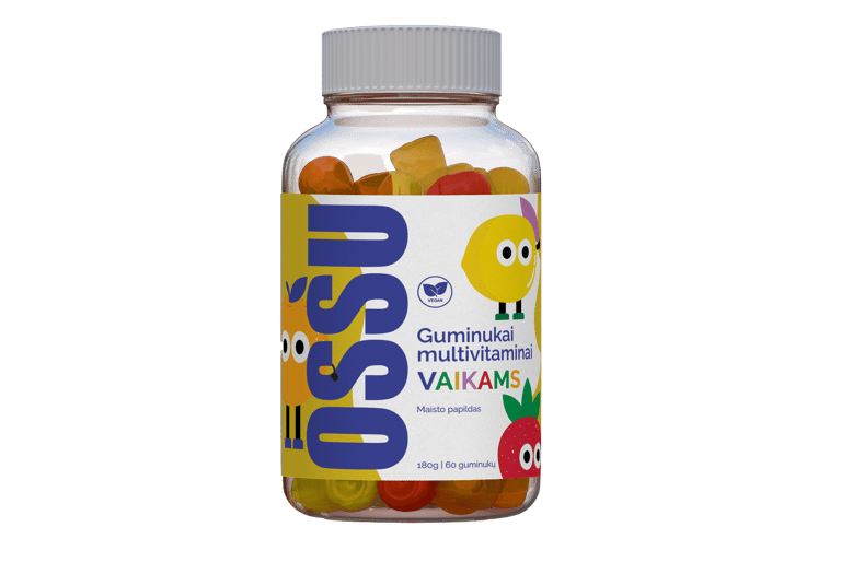 be dažiklių, be cukraus multivitaminai vaikams