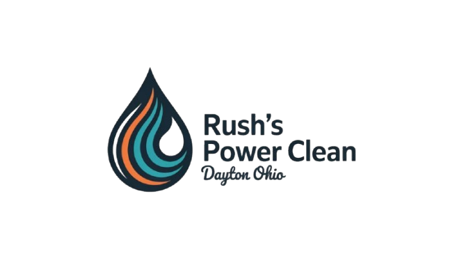 a logo for rusher's power clean