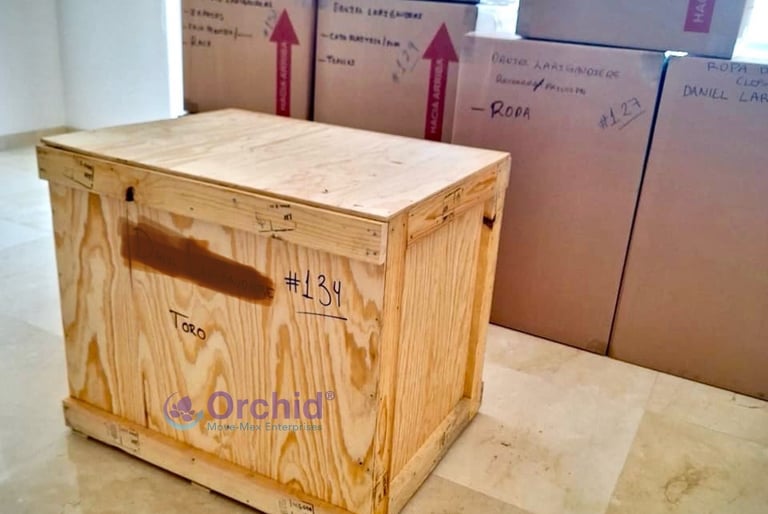 Cajas de madera certificada para exportación ISPM-15