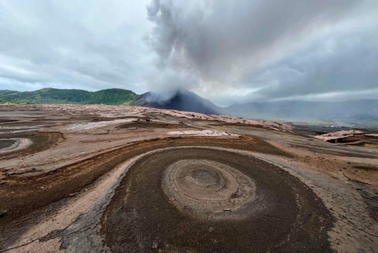 worlds most accessible active volcano on Mt Tanna