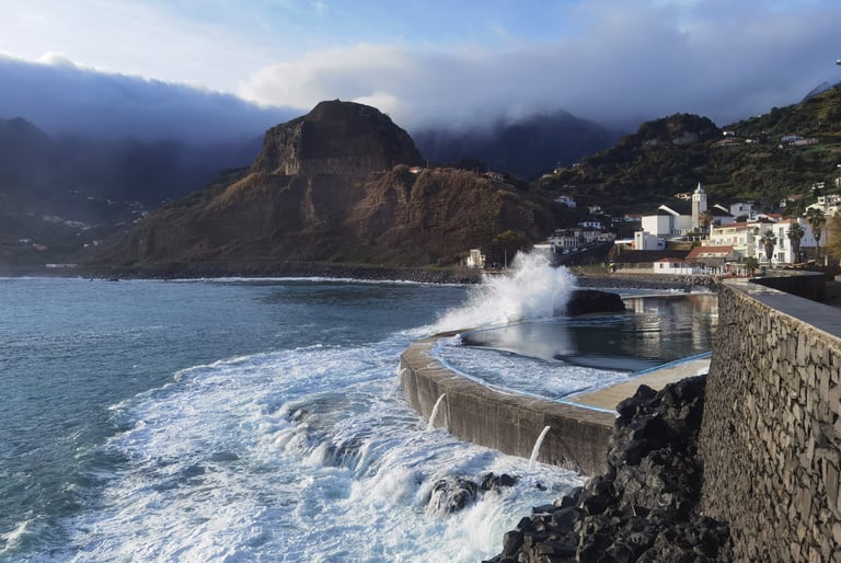 Piscine naturelle à Madère