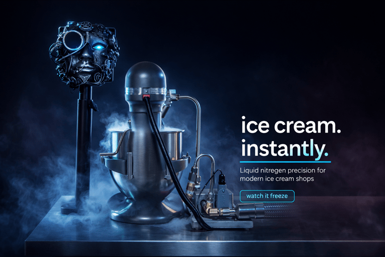 nitrogen ice cream equipment