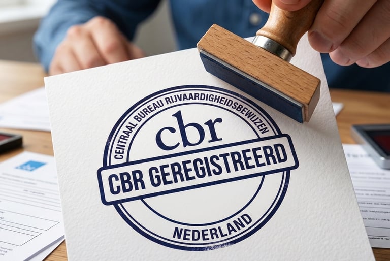 CBR registratie