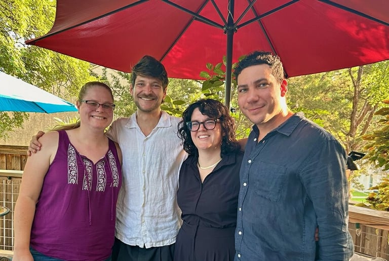 2024 Fellows Left to Right: Laura Hooton, Max Flomen, Jenn Holland, Khalil Johnson