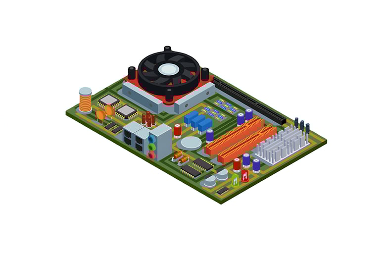 Illustration of Motherboard