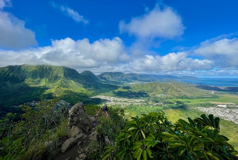 Olomana Trail Three Peaks O'ahu