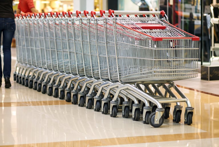 carro de supermercado 130 litros para clientes en Chile