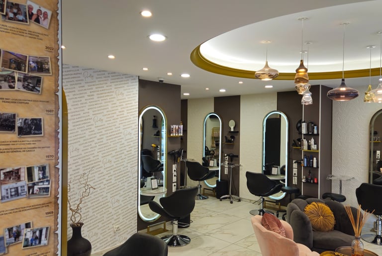 INTERIEUR SALON COIFFURE PRESTIGE