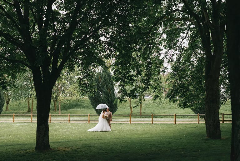 Séance couple sous la pluie à la Ballastière d'Hagondange.