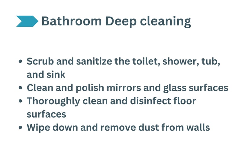 bathroom deep cleaning