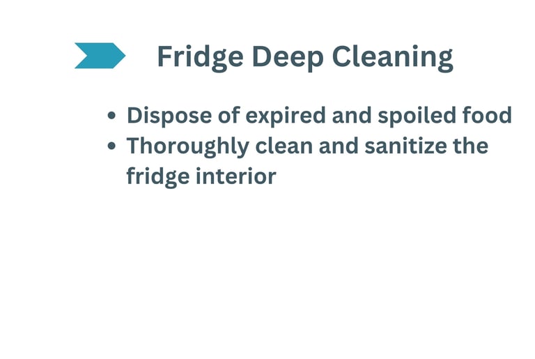 fridge deep cleaning