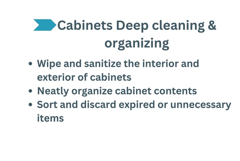 cabinets deep cleaning 