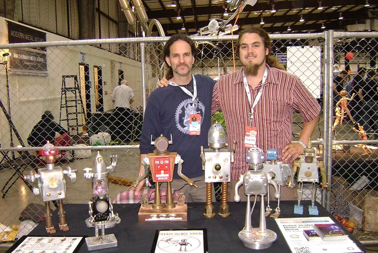 Bay Area Maker Talbotics display.