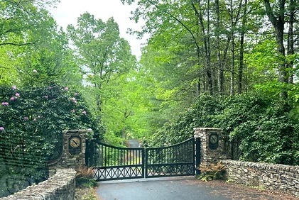 a building with a bunch of windows and a fire hydrant