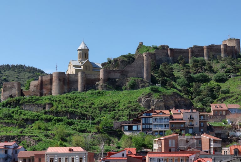 Narikala Fortress above Tbilisi, Georgia