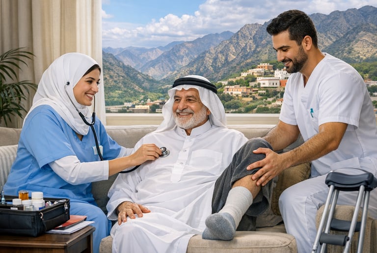 تمريض منزلي في أبها وخميس مشيط – علاج طبيعي وممرضة منزلية بالشهر | لايف سبورت