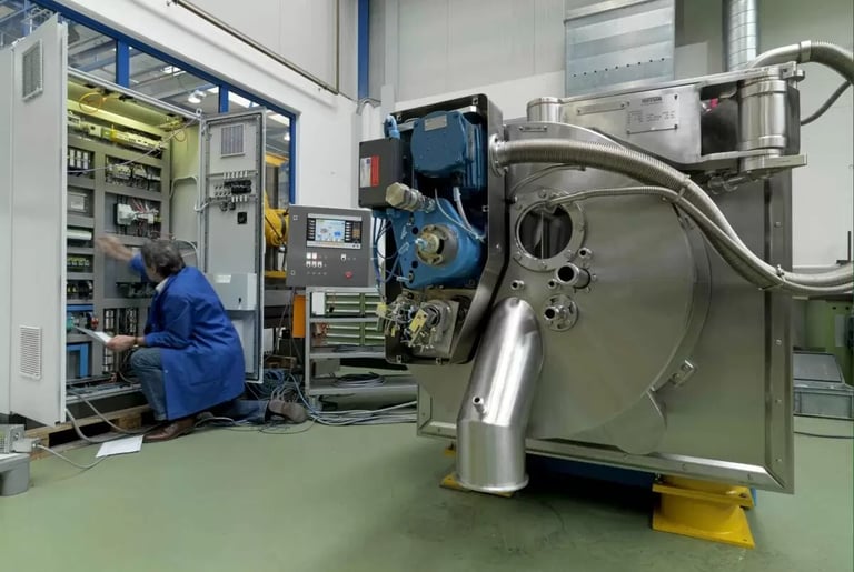 Pusher Centrifuge Installation
