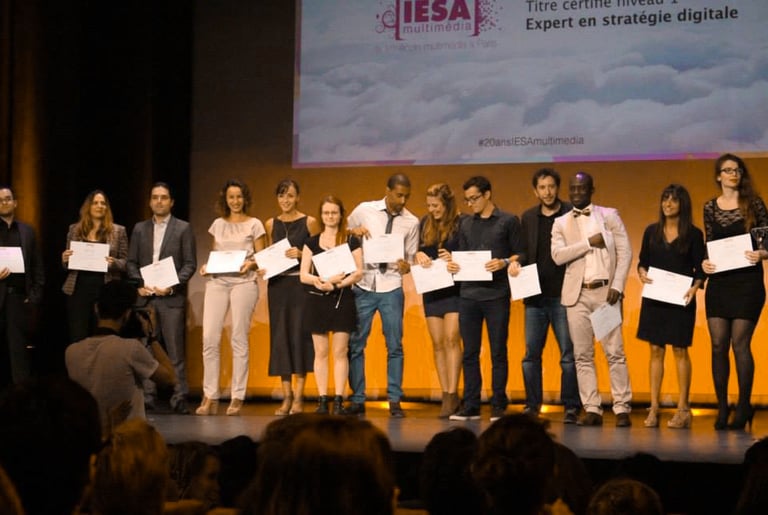 Priemier Sénégalais diplomé de l'ecole IESA Multimédia de Paris en Stratégie Digitale