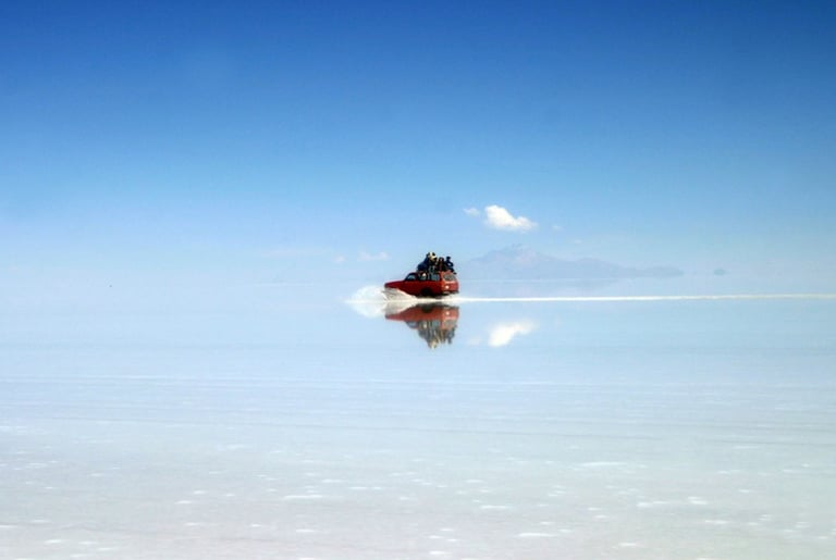 Salar de Uyuni in the wet season