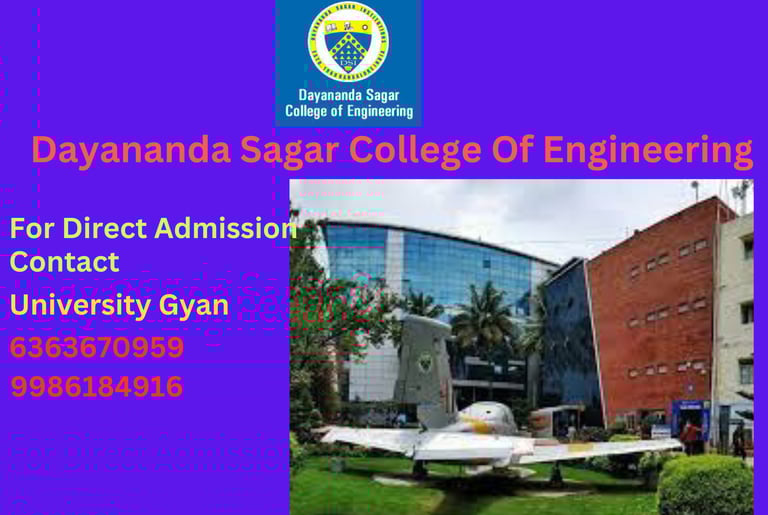 Dayananda sagar college of engineering