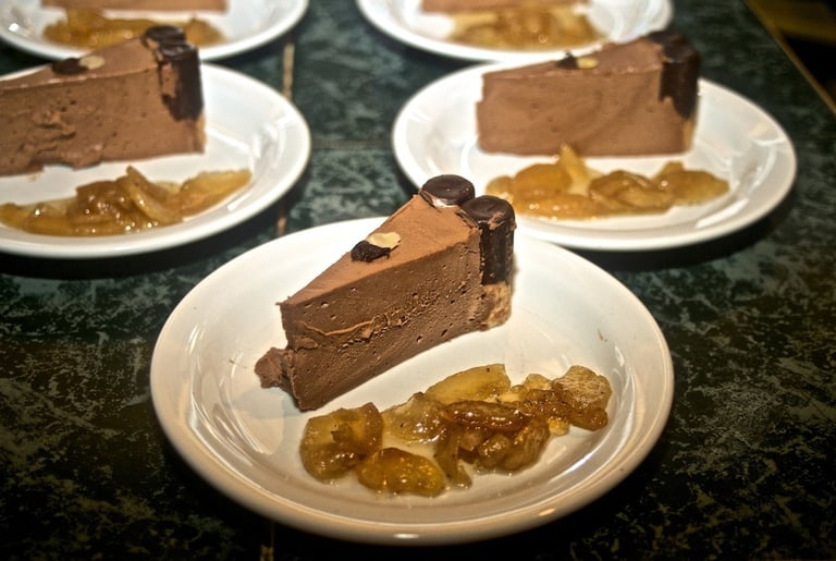 Dessert aux champignons