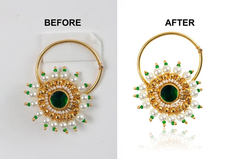 jewelry photo editing