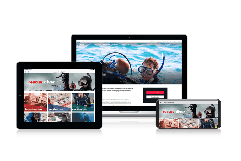 PADI E-learning for Courses
