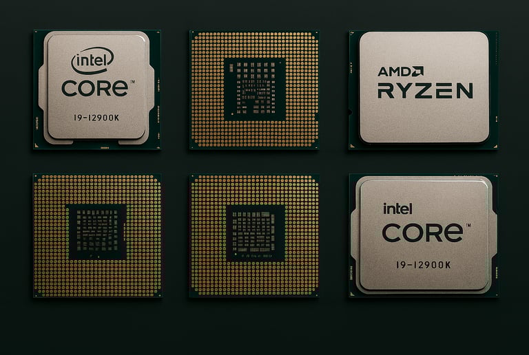 A Group Of The Best Gaming CPU 2025