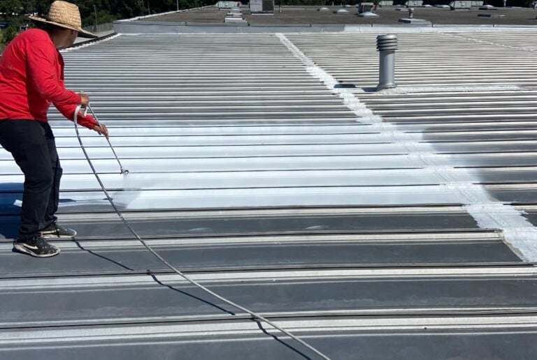 elastomeric roof coating white rubberized coat industral  